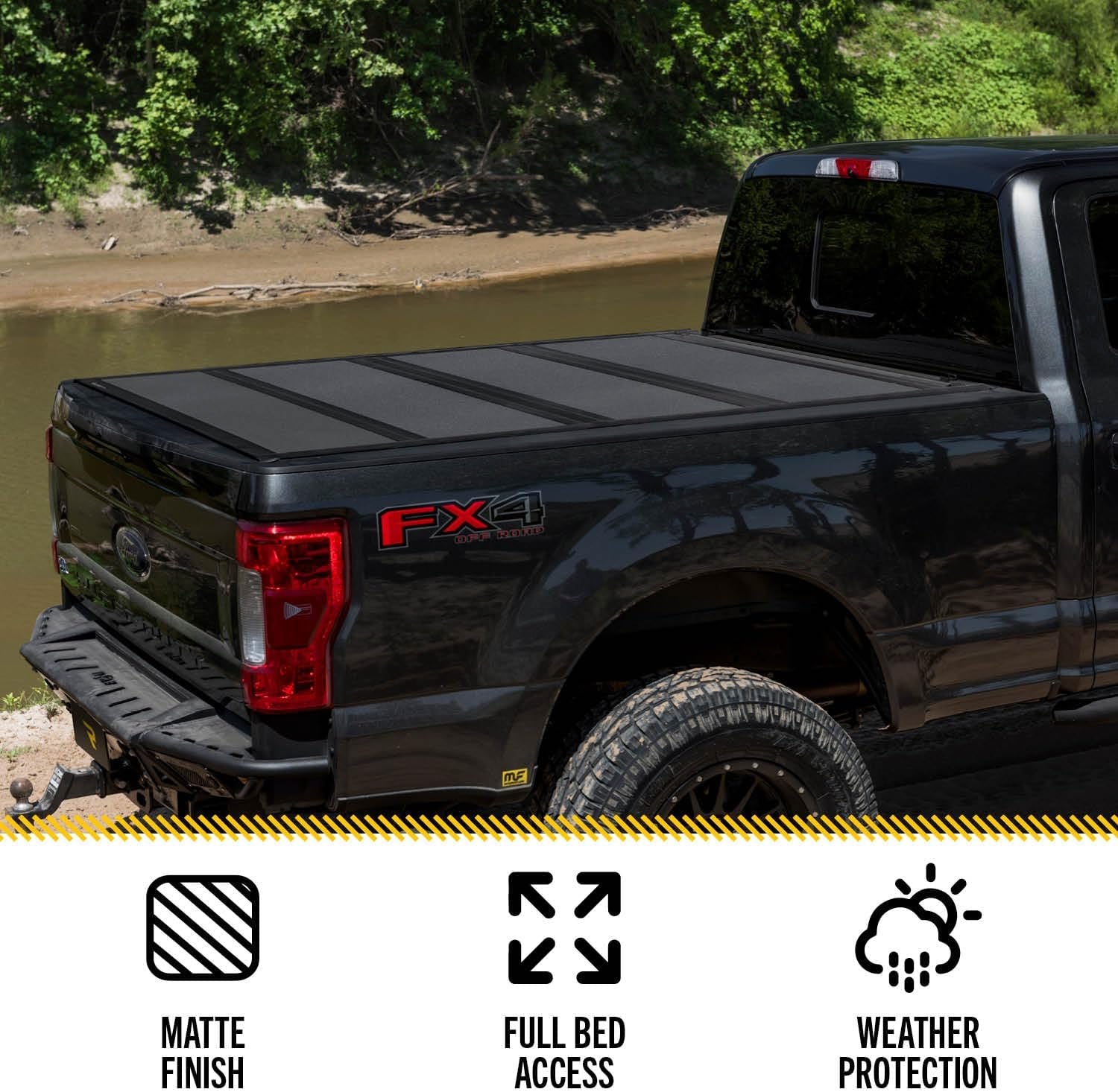 BAK Bakflip MX4 Hard Folding Truck Bed Tonneau Cover | 448339 | Fits 2021-2022 Ford F-150 5' 7" Bed (67.1")