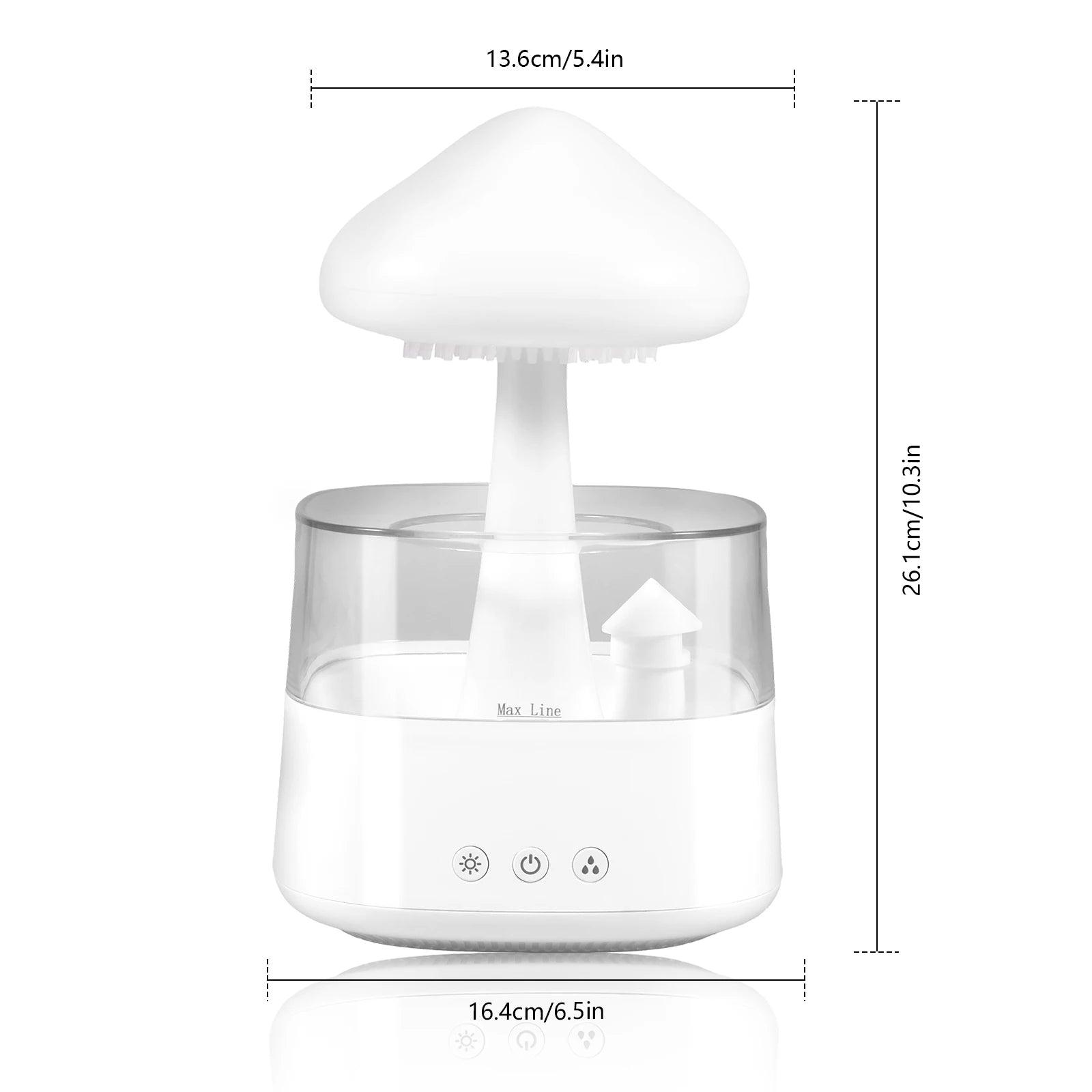 2024 Rain Cloud Humidifier Relax Diffuser Humidifier Raindrop Aromatherapy Machine Air Humidifier with 7 Colours Rain Lamp Home