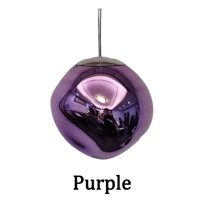 Nordic Lava Glass Pendant Light Modern Led Chandeliers for Living Room PVC Lustre Home Decor Indoor Hanging Lamps Light Fixture