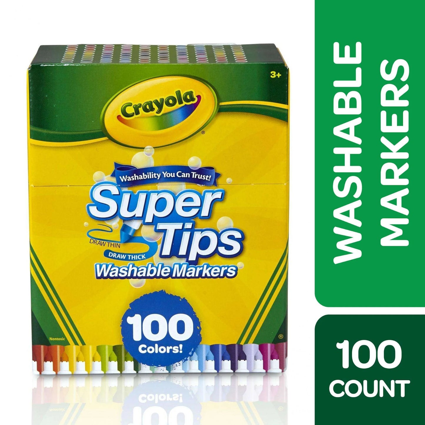 Super Tips Washable Markers for Kids, 100 Ct