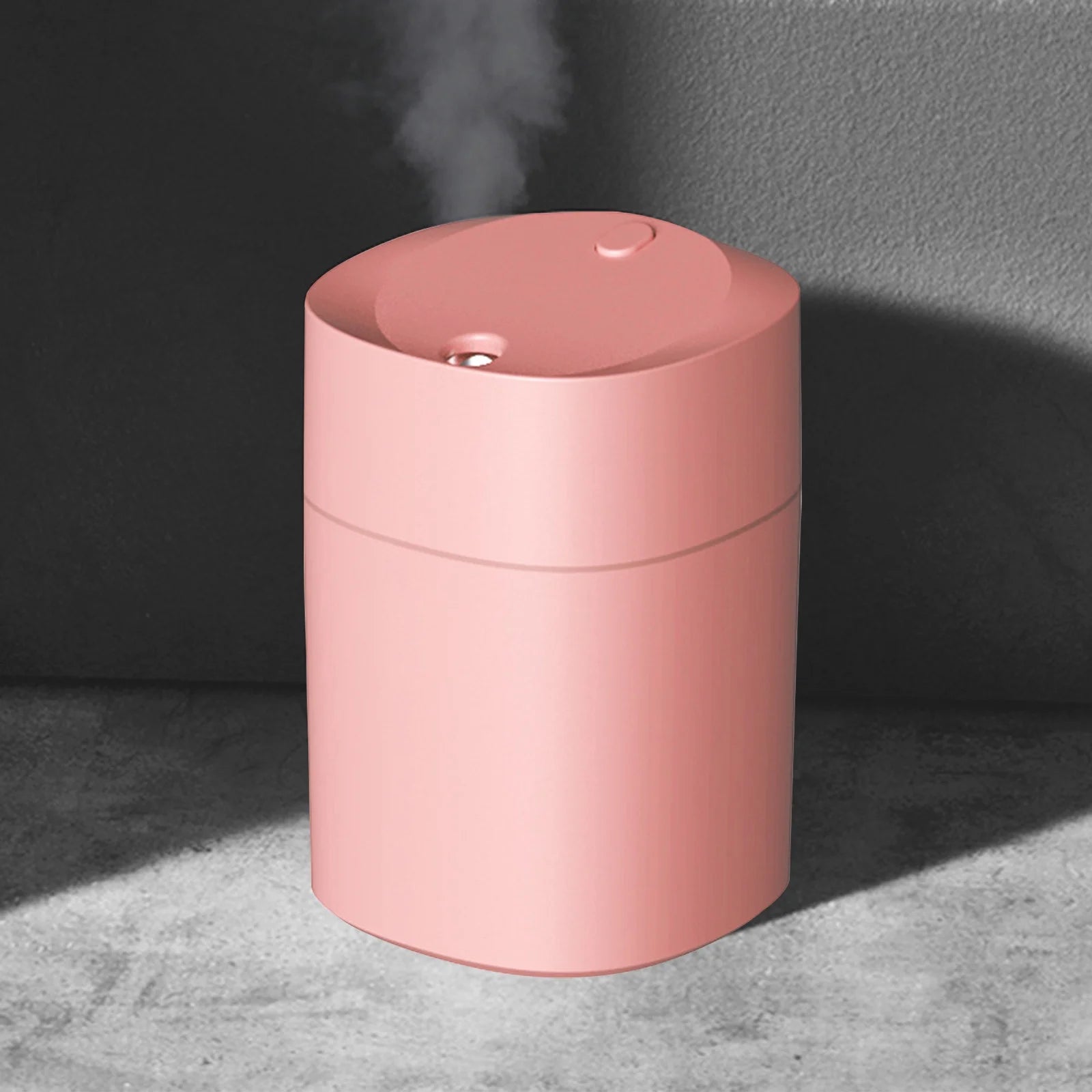 Portable Desk Humidifier, Cool Mist Humidifier, Small Humidifier for Home Bedroom Office, Plants, Colorful Night Light Function