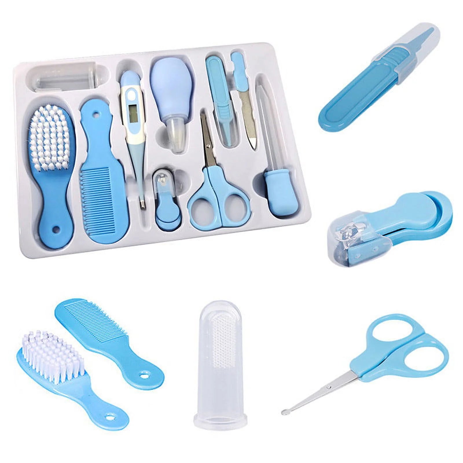 10Pcs Portable Newborn Baby Tool Kits Baby Health Care Set Kids Grooming Kit