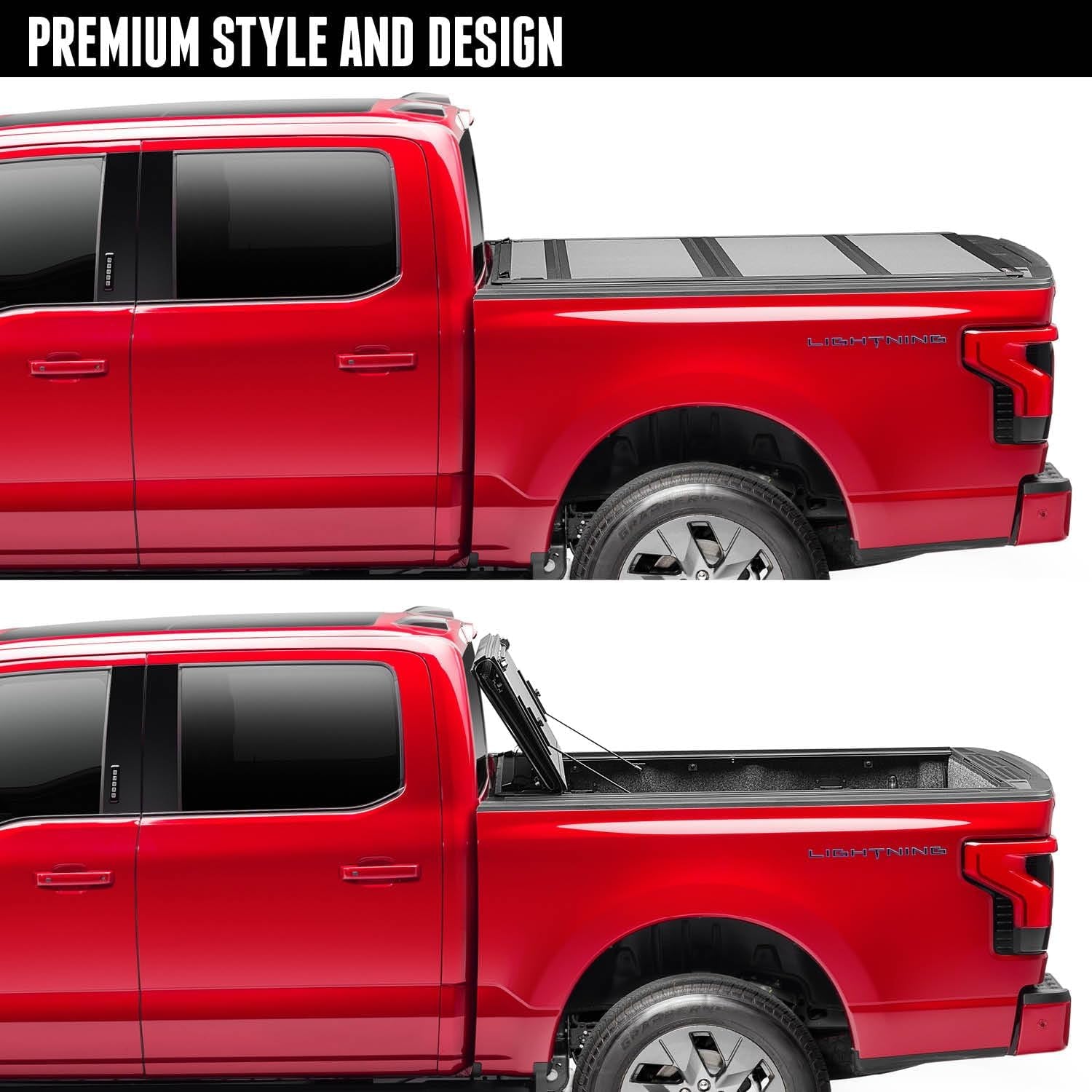 BAK Bakflip MX4 Hard Folding Truck Bed Tonneau Cover | 448339 | Fits 2021-2022 Ford F-150 5' 7" Bed (67.1")